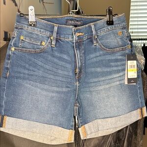 Tommy Hilfiger Women's Blue Denim Shorts